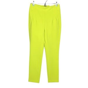 Rachel Zoe Vibrant‎ Lime pull On pants Size 4